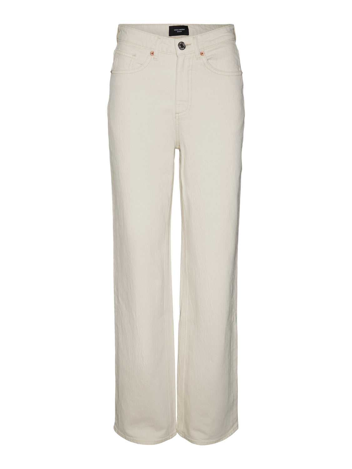 VMTESSA wide Jeans - Ecru